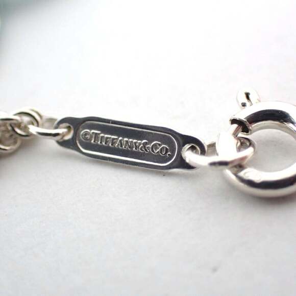 TIFFANY 925 Infinity Blue Double Chain Bracelet